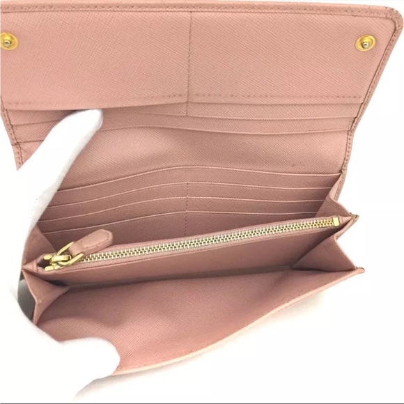 PRADA Saffiano Leather Long Bifold Wallet - Picture 6 of 8